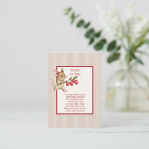 Carte D'accompagnement Baby Boy Woodland Animal Livres pour Baby Boy