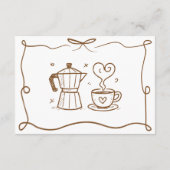 Carte D'accompagnement Baby est en train de brasser des conseils et des s (Dos)