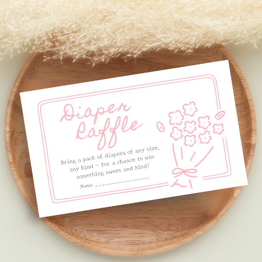 Carte D'accompagnement Baby In Bloom Baby Shower