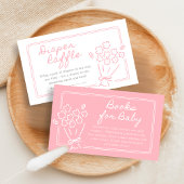 Carte D'accompagnement Baby In Bloom Baby Shower