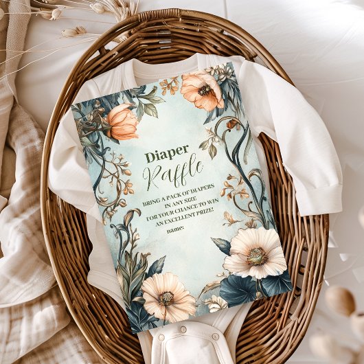 Carte D'accompagnement Baby in Bloom Fleur sauvage