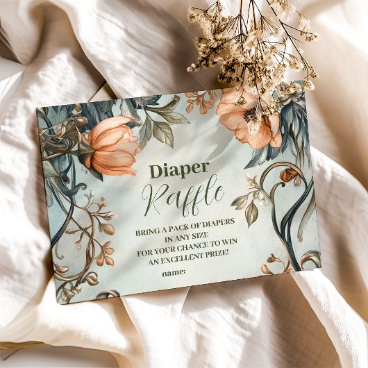 Carte D'accompagnement Baby in Bloom Fleur sauvage