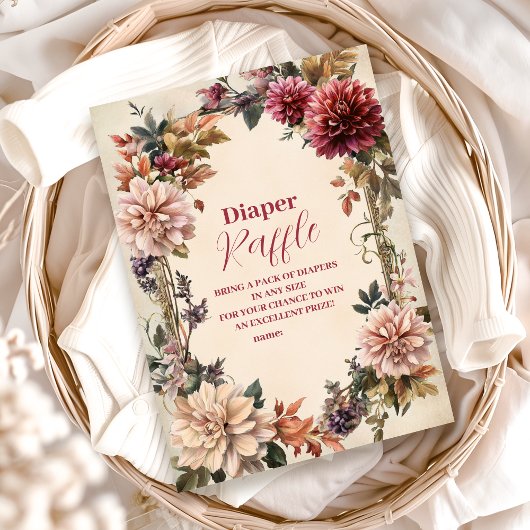 Carte D'accompagnement Baby in Bloom Fleur sauvage