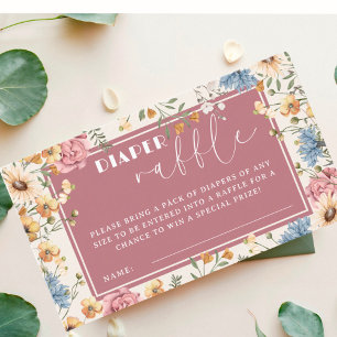 Carte D'accompagnement Baby in Bloom Gir Baby shower Book for Baby Enclos