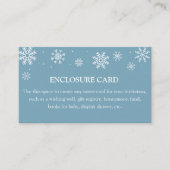 Carte D'accompagnement Baby it's Cold Outside Custom Enclôture Card (Devant)