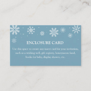 Carte D'accompagnement Baby it's Cold Outside Custom Enclôture Card