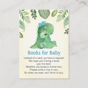 Carte D'accompagnement Baby Mommy Dinosaur Livres pour Baby shower Sprink