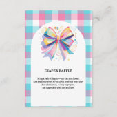 Carte D'accompagnement Baby shower à mâchoires colorées (Devant)