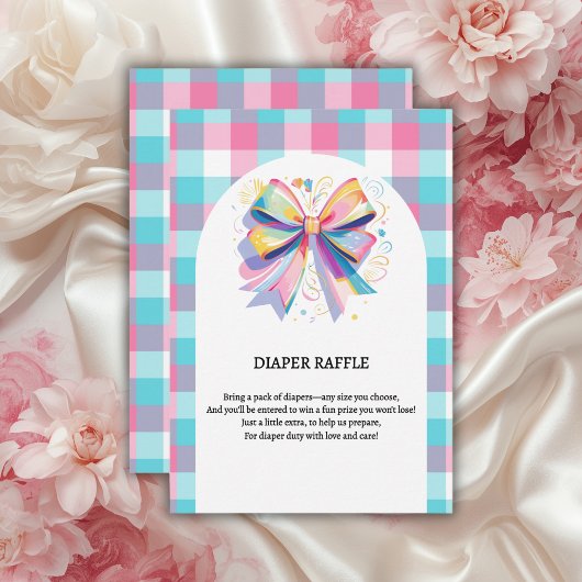 Carte D'accompagnement Baby shower à mâchoires colorées