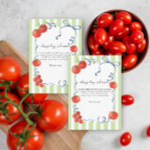 Carte D'accompagnement Baby shower aquarelle - douche d'affichage