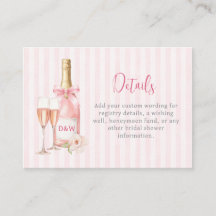 Baby Shower au Champagne Rose