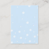 Carte D'accompagnement Baby shower avec Billet de rabat (Dos)