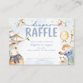 Carte D'accompagnement Baby Shower avec thème Comptine Diaper Raffle (Devant)