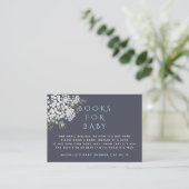 Carte D'accompagnement Baby shower bébé branché Breath Boy Demande de rés (Debout devant)