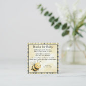 Carte D'accompagnement Baby Shower Bee Bug Boy (Debout devant)