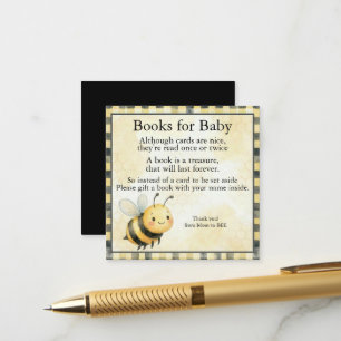 Carte D'accompagnement Baby Shower Bee Bug Boy