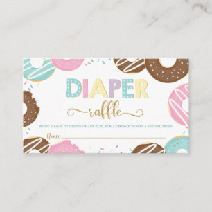 Carte D'accompagnement Baby shower beignet beignet Déchet de la fille Ra