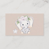 Carte D'accompagnement Baby shower, Bien Envie (Dos)