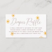 Carte D'accompagnement Baby shower Boho Sun Little Sunshine (Devant)