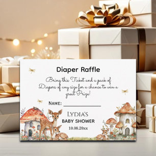 Carte D'accompagnement Baby shower Boho Woodland Forest Animaux