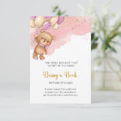 Carte D'accompagnement Baby shower Book for Baby Encape Card (Debout devant)