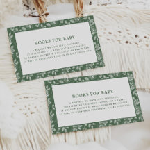 Baby-Shower Chinois Vert Toile