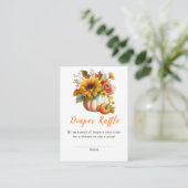 Carte D'accompagnement Baby shower citrouille Bouquet  Barreau (Debout devant)