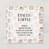 Carte D'accompagnement Baby shower citrouille Déchets (Devant)