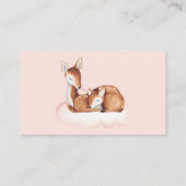 Carte D'accompagnement Baby shower Cloud Cloud Deer Diaper Raffle (Dos)