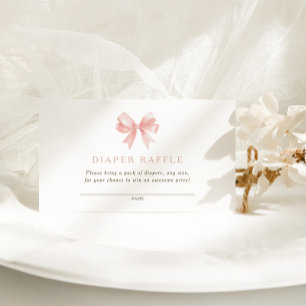 Carte D'accompagnement Baby shower coquette de la chaudière rose de la ch