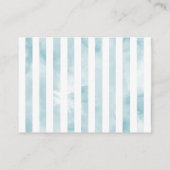 Carte D'accompagnement Baby shower crème glacée bleu doux Demande de rése (Dos)