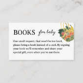 Carte D'accompagnement Baby shower cultivé localement Apportez une demand (Devant)