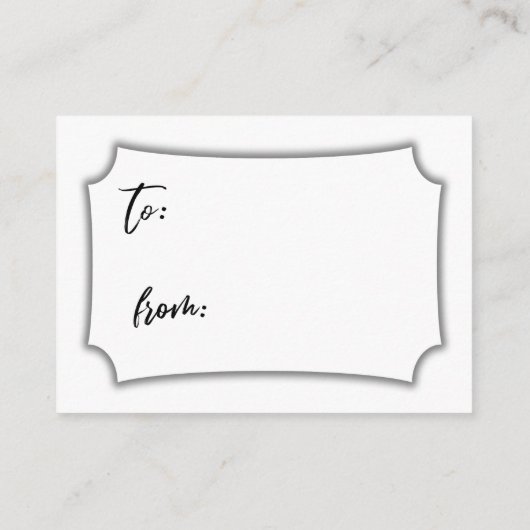 Carte D'accompagnement Baby shower d'affichage de script décontracté Pas (Dos)