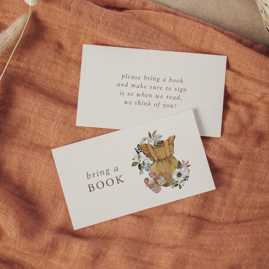 Carte D'accompagnement Baby shower d'allaitement Neutral Boho Apportez un