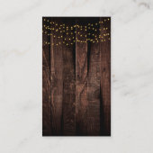 Carte D'accompagnement Baby shower d'Ancre en or rustique (Dos)