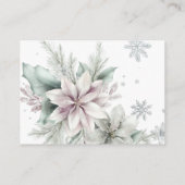 Carte D'accompagnement Baby shower d'animaux de l'Arctique (Dos)