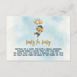 Carte D'accompagnement Baby shower de base-ball Little Slugger Bearly Wai