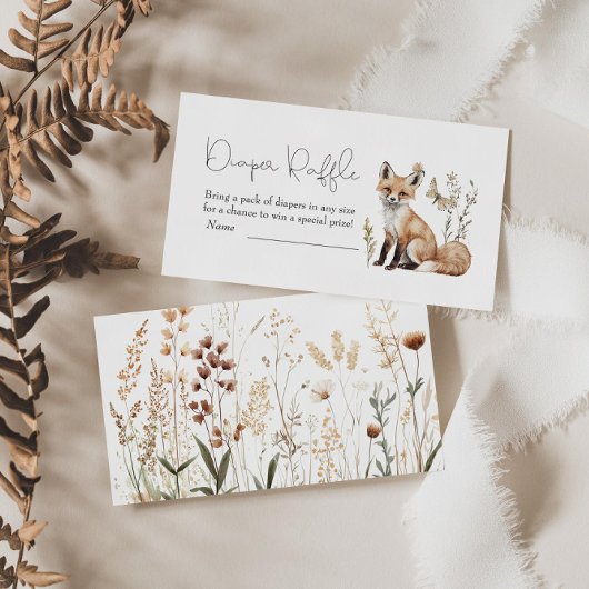 Carte D'accompagnement Baby shower de bois, chapelure