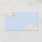 Carte D'accompagnement Baby shower de carafe à ballets beige (Dos)