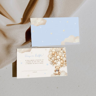 Carte D'accompagnement Baby shower de carafe à ballets beige