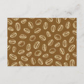 Carte D'accompagnement Baby shower de carafe à café (Dos)