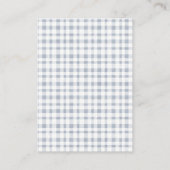 Carte D'accompagnement Baby shower de carafe à couches Llama Boho Blue Ca (Dos)