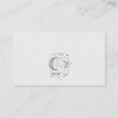 Carte D'accompagnement Baby shower de carafe céleste de nuit étoilée (Dos)