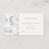 Carte D'accompagnement Baby shower de carafe céleste de nuit étoilée (Devant)