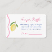 Carte D'accompagnement Baby shower de carafe de la bordure en fer rose (Devant)