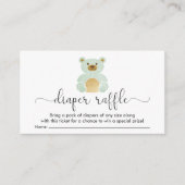 Carte D'accompagnement Baby shower de carafe de l'ours en peluche mignonn (Devant)