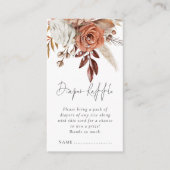 Carte D'accompagnement Baby shower de carafe de papier à graisse en terre (Devant)