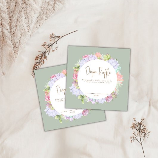 Carte D'accompagnement Baby shower de carafe du désert de Boho Cactus