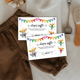 Carte D'accompagnement Baby shower de carafe Fiesta Taco Cactus