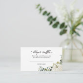 Carte D'accompagnement Baby shower de chute Citrouille de verdure de cou (Debout devant)